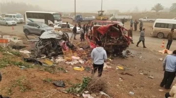 وزيرة التضامن تتابع تداعيات حادث المنوفية وتوجه بصرف مساعدات لأسر الضحايا